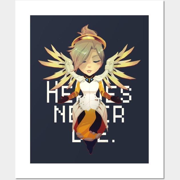 Overwatch - Heroes Never Die Wall Art by Mikoto